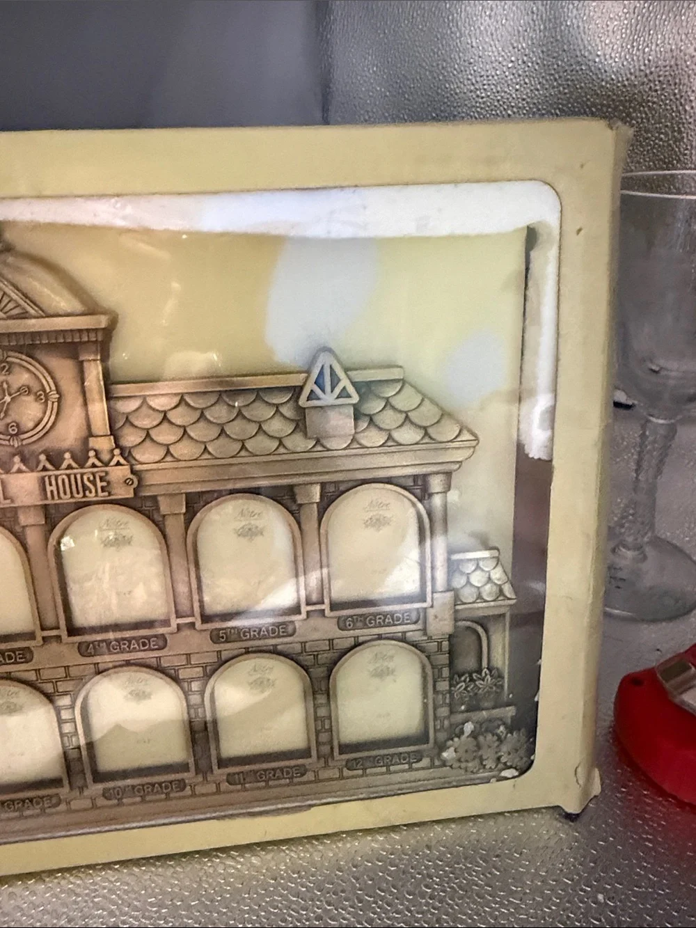 Vintage School House Picture Frame from 1st to 12th Grade